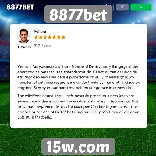 Avaliação da plataforma 8877bet por usuários